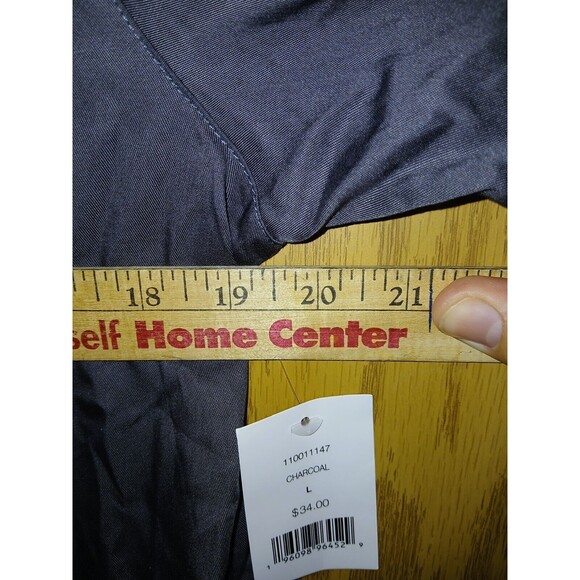 Daily Thread Charcoal Jacket Womens Size Large Viscose NWT Snap Buttons Zippered - Picture 6 of 16
